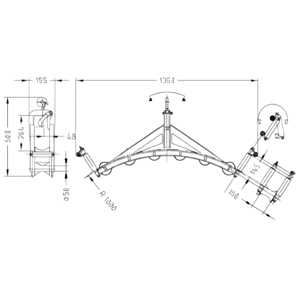 TB-Mounting Roller For OPGW Cable